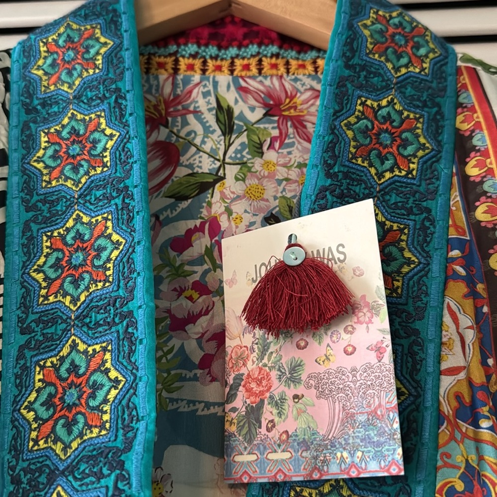 Johnny Was BNWT One of a Kind Beautiful Reversible Kimono O/S - Picture 10 of 16